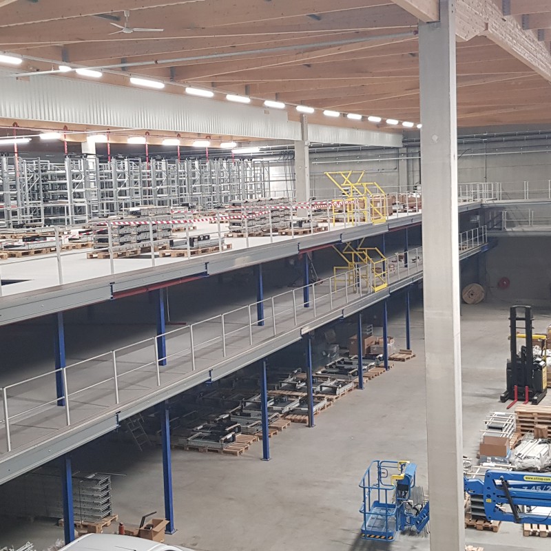 Mezzanine grande portée AMPIE france