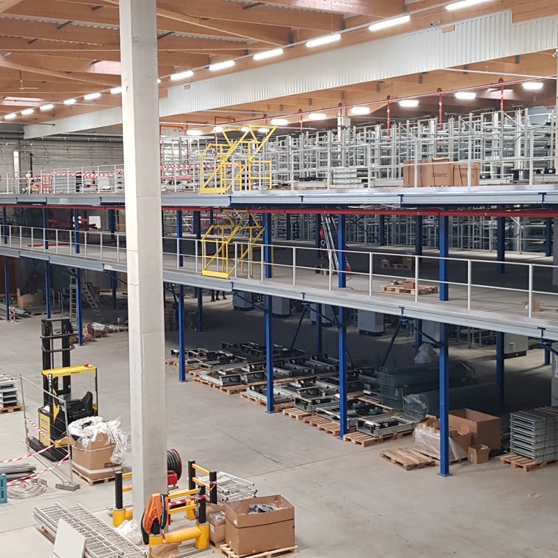 Mezzanine grande portée AMPIE france